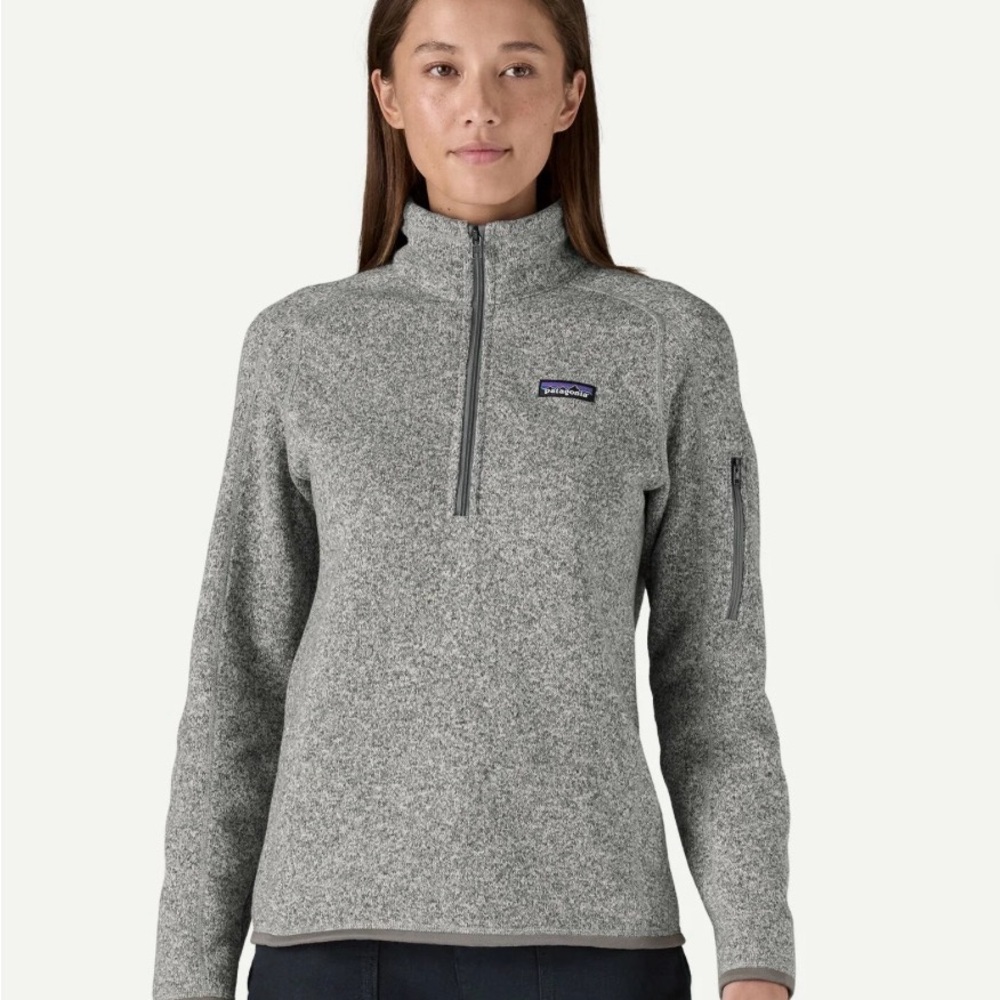 Patagonia Heather Gray Fleece Pullover